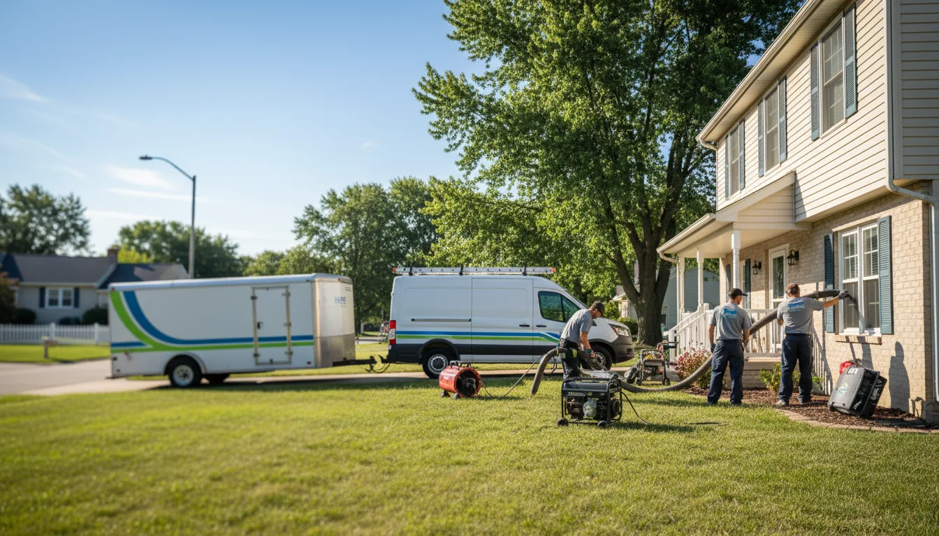 Flooded Basement Restoration And Cleanup With Repair in Marseilles, IL near me